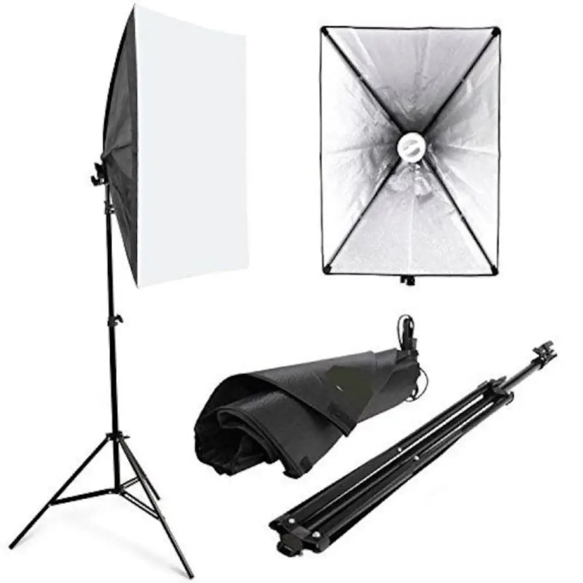 HLYPRO 50x70 Softbox Tekli Sürekli Işık Seti 60W