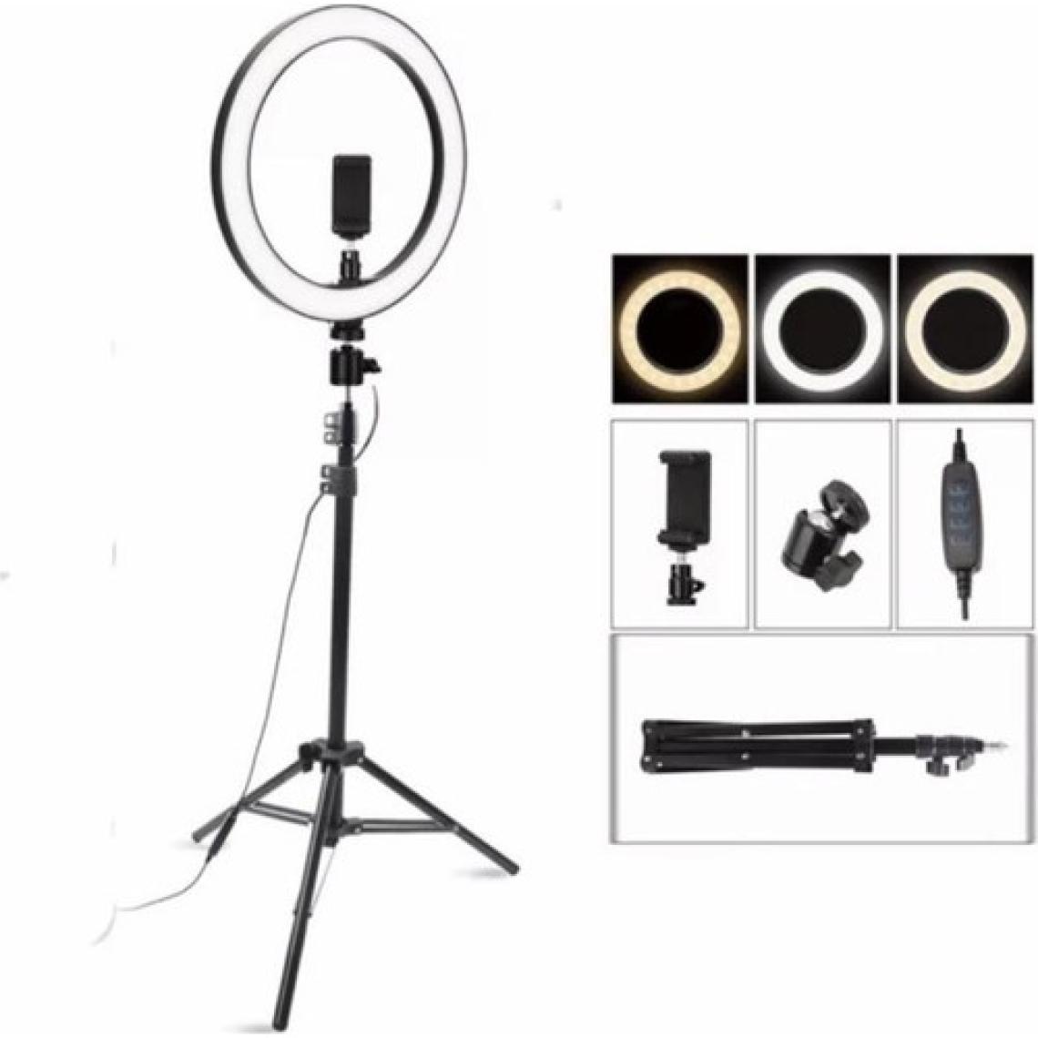 Mi7a Halka LED Işık 10" ve 2,1 m Tripod