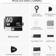 Zhiyun Molus G60 60W Taşınabilir Işık