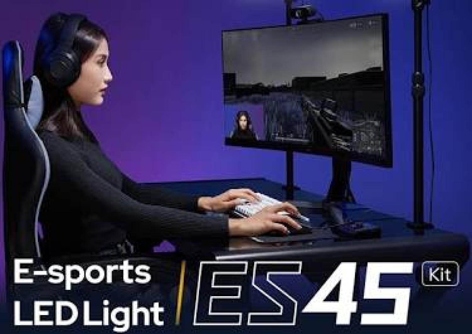 Godox ES45 Oyuncu / Yayıncı LED Işık Kiti