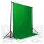 Greenbox Chromakey-  Screen- - Yeşil Fon Perde (3 X4 M) - % 100 Pamuk