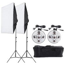 Soligor Softbox 50X70CM Paraflaş 5 Duylu Sürekli Işık 2 Li Set