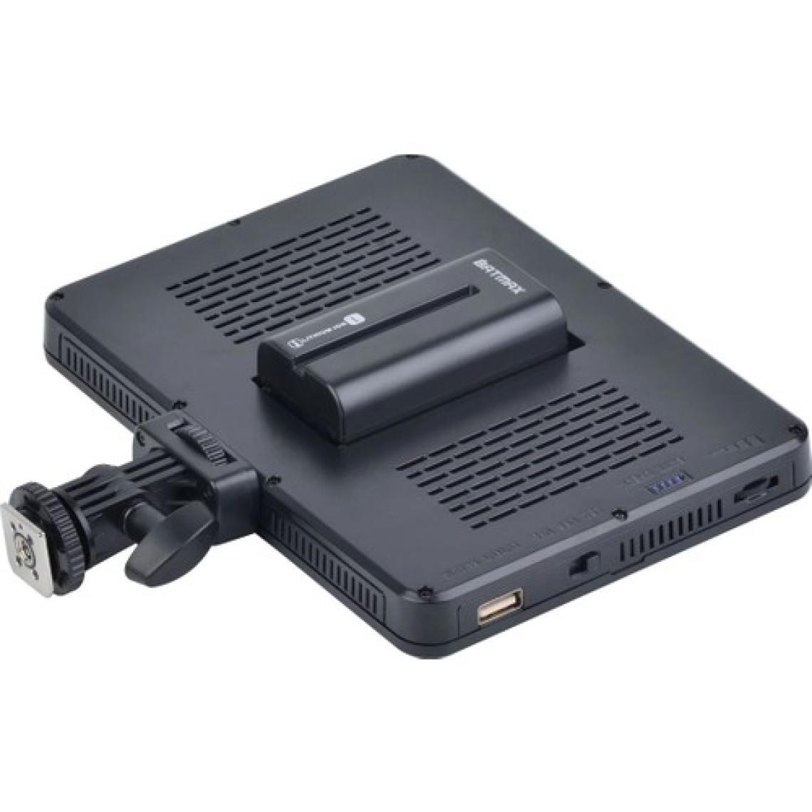 Fototek Pro LED-320 Video Kamera Işığı Tepe Lambası 320 LED Işık F770 Pil ve Göstergeli Şarjla Birlikte