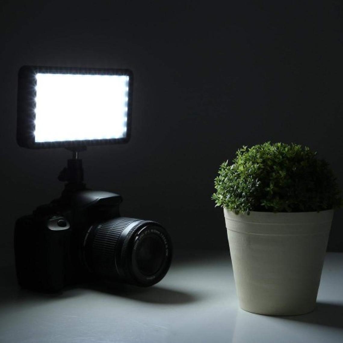 Fototek Pro LED-320 Video Kamera Işığı Tepe Lambası 320 LED Işık F770 Pil ve Göstergeli Şarjla Birlikte