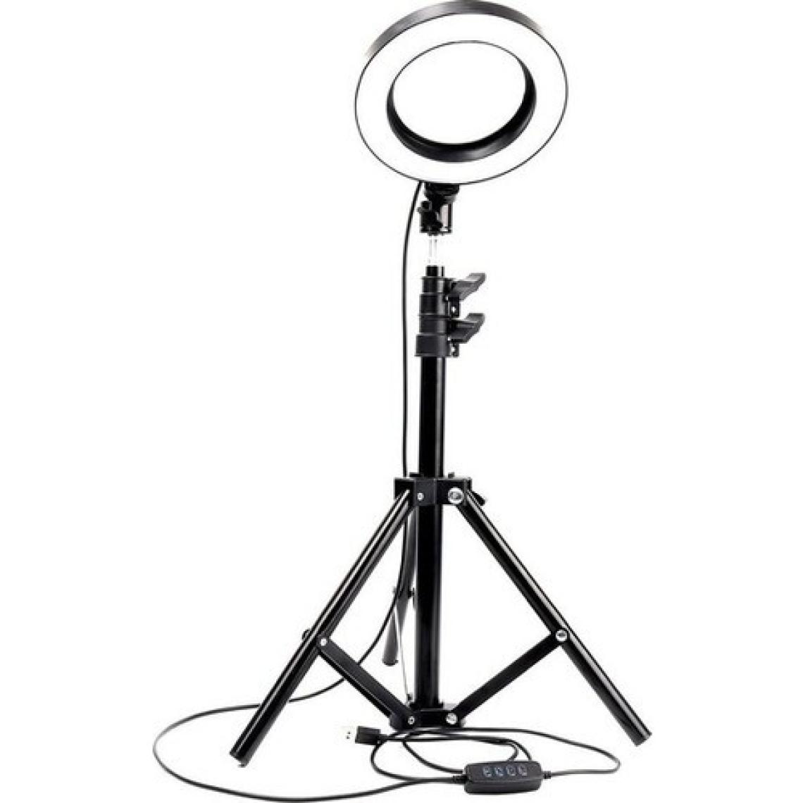 Blackmarket 14" Işık 2 m Stand Kuaför Makyaj Canlı Yayın Çekimleri Sürekli Işık Stüdyo Işığı Ring Light