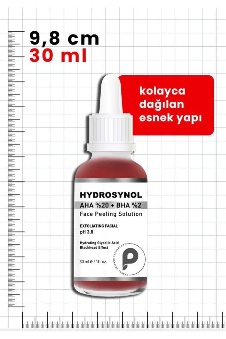 Hydrosynol Ton Eşitleyici %20 Aha %2 Bha Peeling Serum 30 ml
