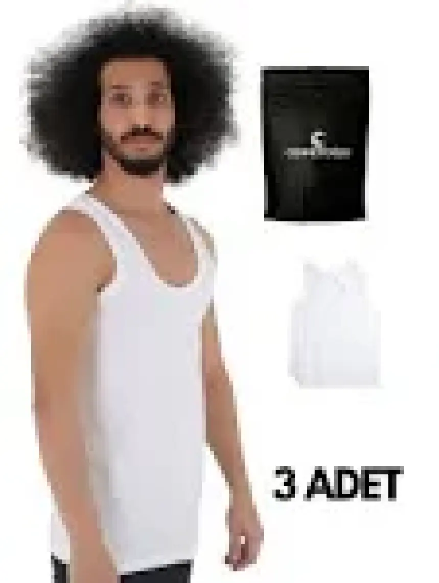 Cnt 3'lü Paket Erkek Atlet %100 Pamuklu