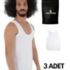 Cnt 3'lü Paket Erkek Atlet %100 Pamuklu