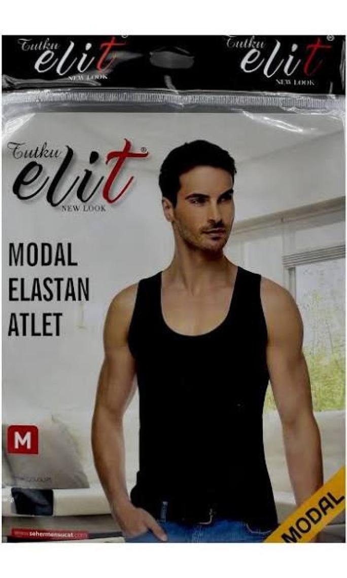 Tutku Elit Erkek Modal Elastan Atlet 1201 | Siyah