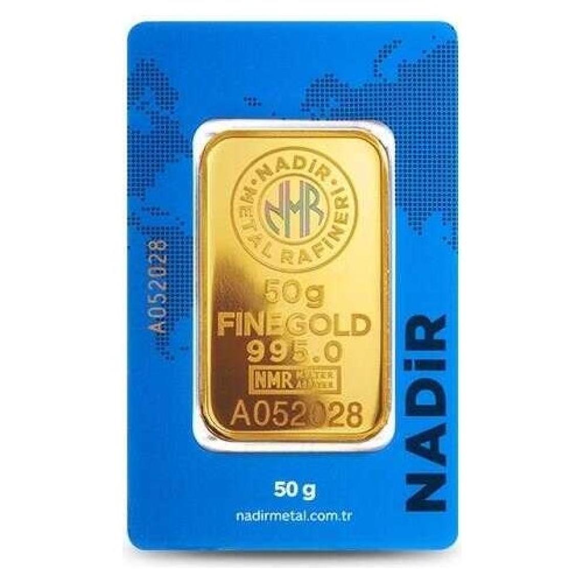 AgaKulche Nadir 50 Gram Altın (995) 24 Ayar Külçe Altın