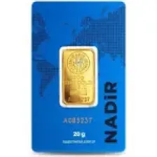 AgaKulche Nadir 20 Gram Altın (995) 24 Ayar Külçe Altın