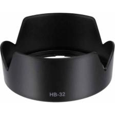 Nikon Mettzchrom Hb-32 Lens Hood Yaprak Parasoley Nikon 18-70MM 18-105MM 18-135MM 18-140MM Uyumlu HB32