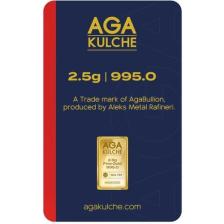 AgaKulche 2.5 gr 995 24 Ayar Külçe Altın