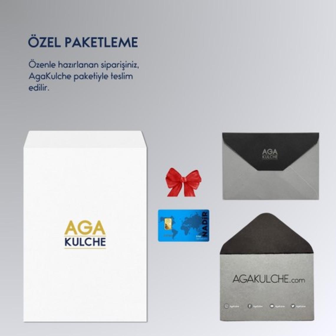 AgaKulche Nadir 2,5 Gram Altın (995) 24 Ayar Külçe Altın