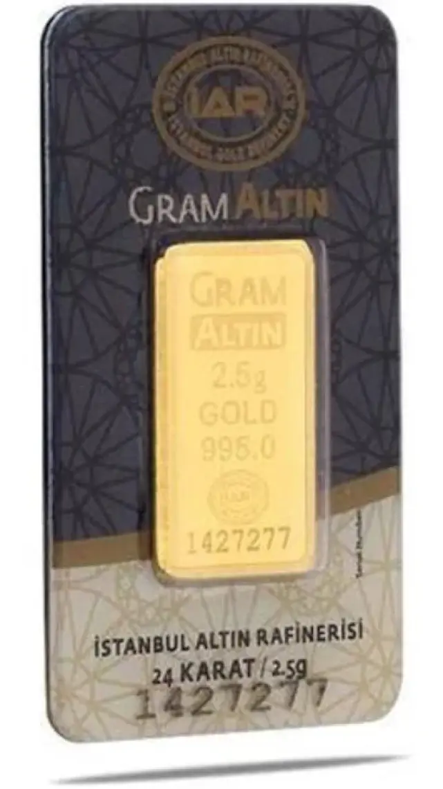 İAR 2.5 gr 24 Ayar 995 Milyem Gram Altın