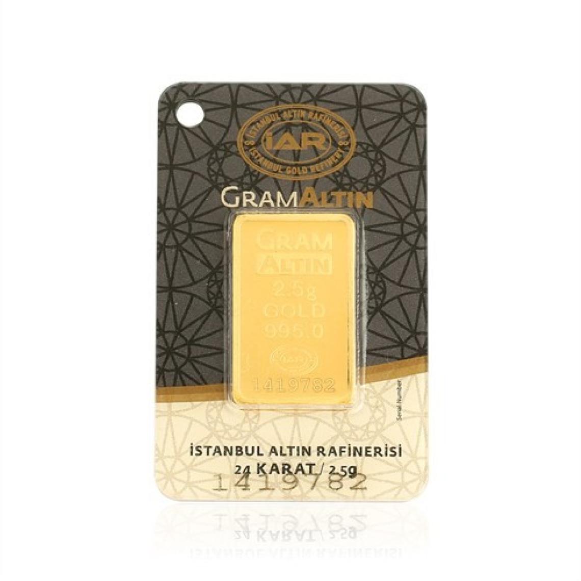 İAR 24 Ayar Külçe Gram Altın 2,5 Gr.