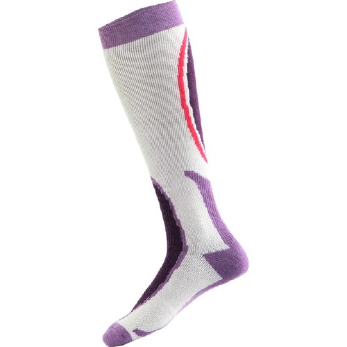 Panthzer Ski & Snowboard Socks Çorap Mor/Beyaz