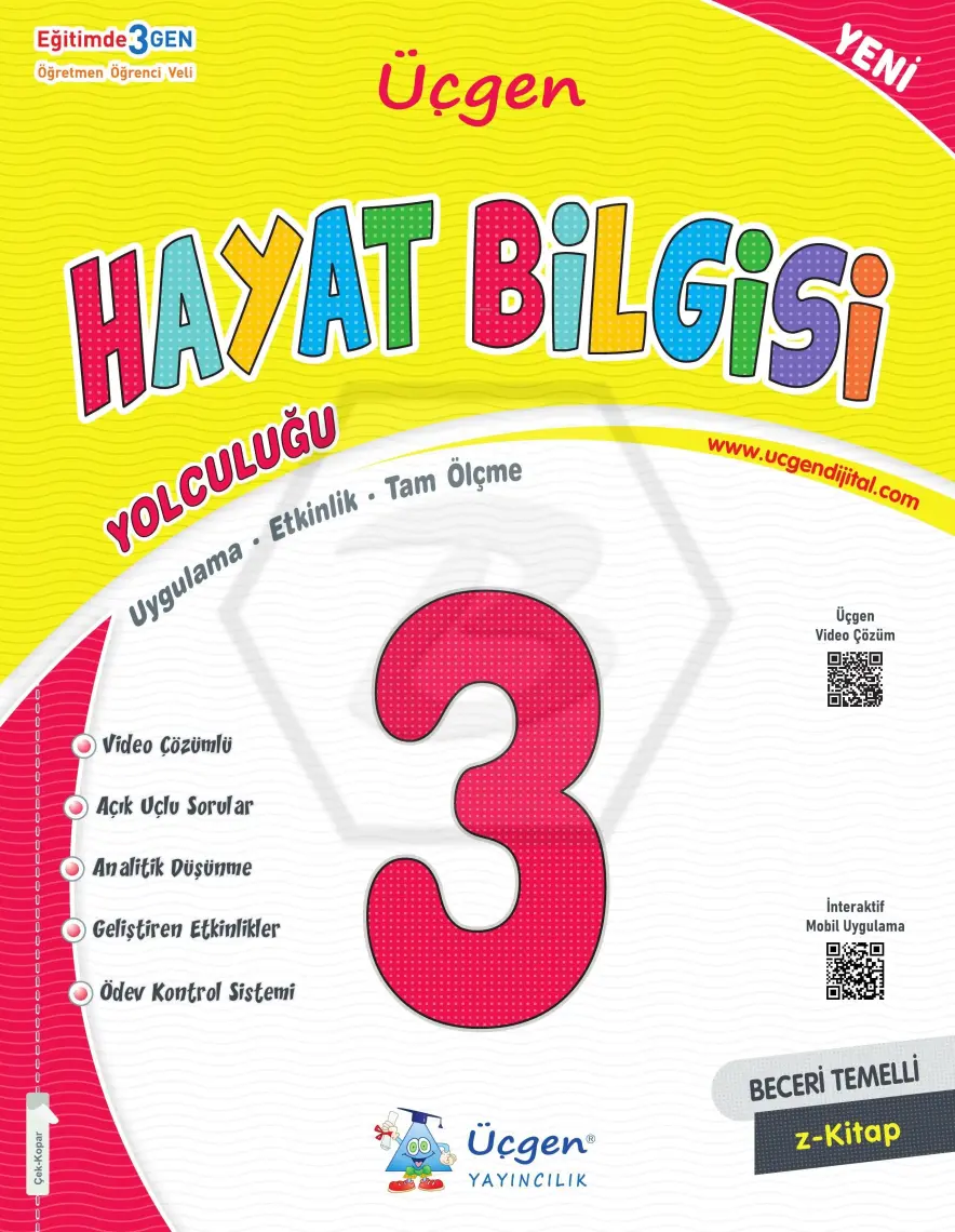 Üçgen Yayıncılık 3. Sınıf Beceri Temelli Hayat Bilgisi Yolculuğu
