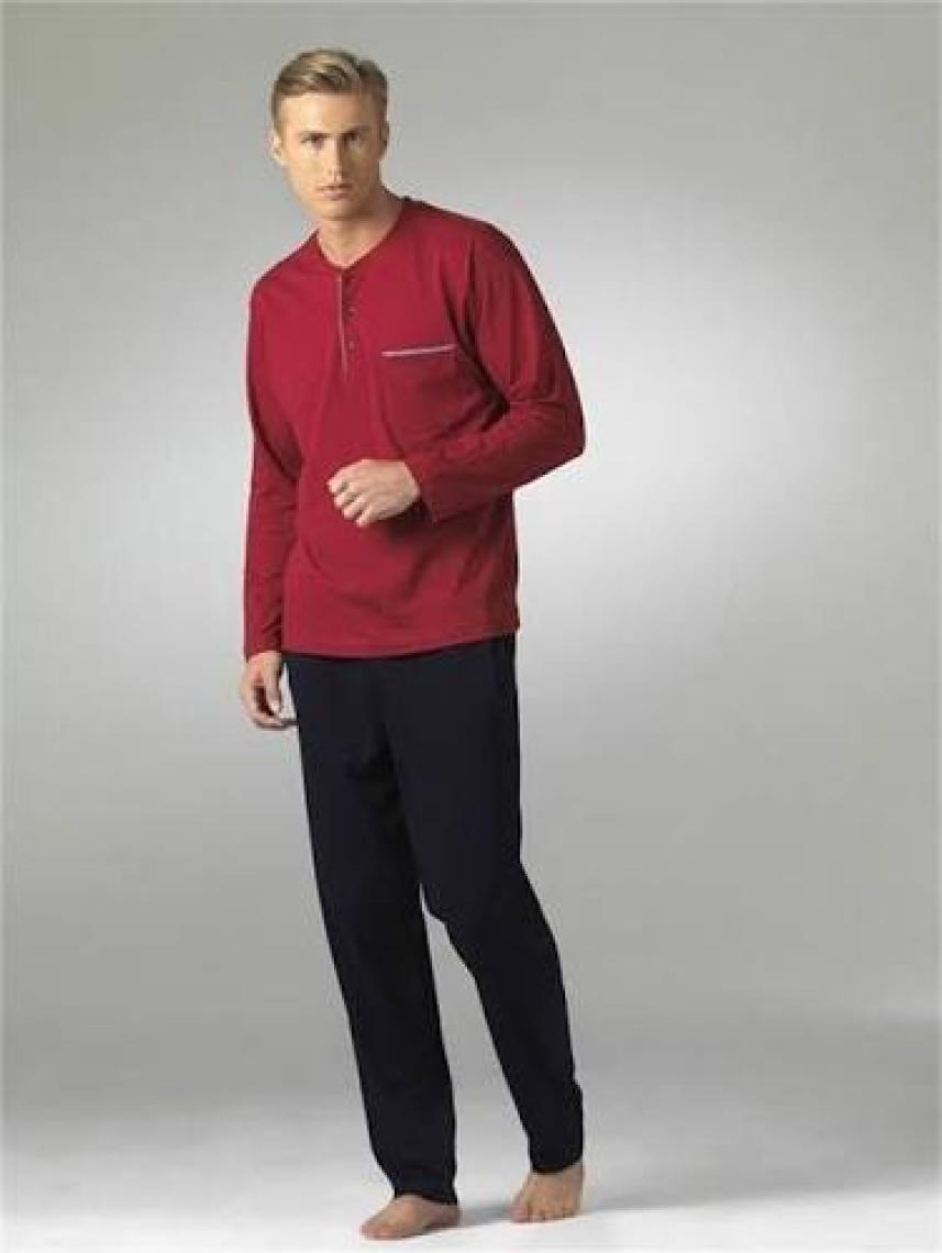 Pierre Cardin Erkek Uzun Kollu Penye  Pijama