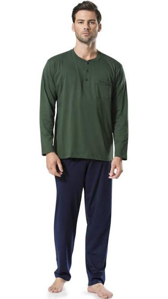 Pierre Cardin Erkek Uzun Kollu Penye  Pijama