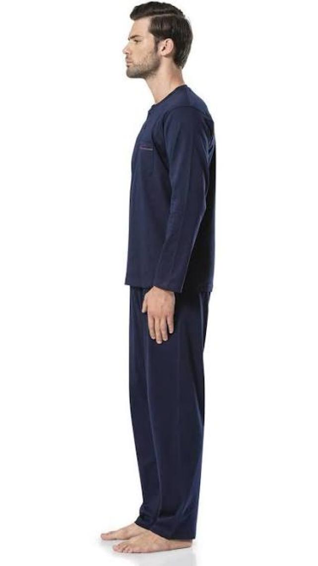 Pierre Cardin Erkek Uzun Kollu Penye  Pijama