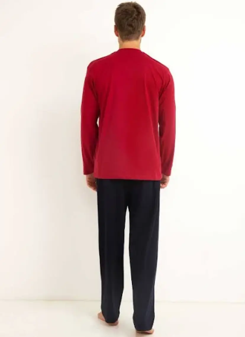Pierre Cardin Erkek Uzun Kollu Penye  Pijama