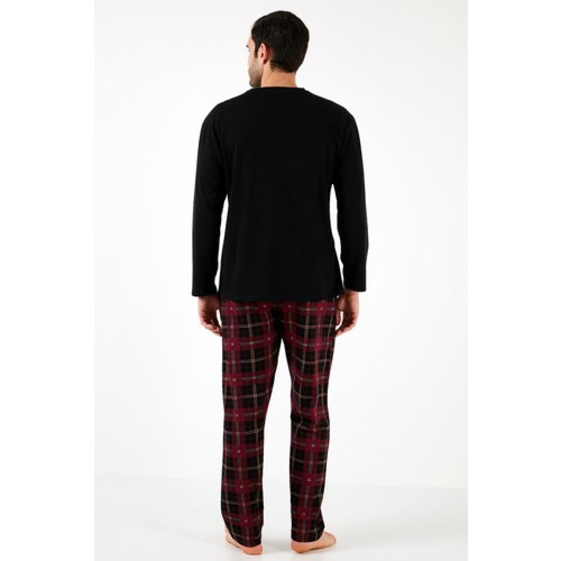 Buratti Ekoseli Cepli Beli Lastikli % 100 Pamuk Regular Fit Pijama Takımı Erkek PİJAMA TAKIMI 6572001