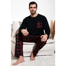 Buratti Ekoseli Cepli Beli Lastikli % 100 Pamuk Regular Fit Pijama Takımı Erkek PİJAMA TAKIMI 6572001