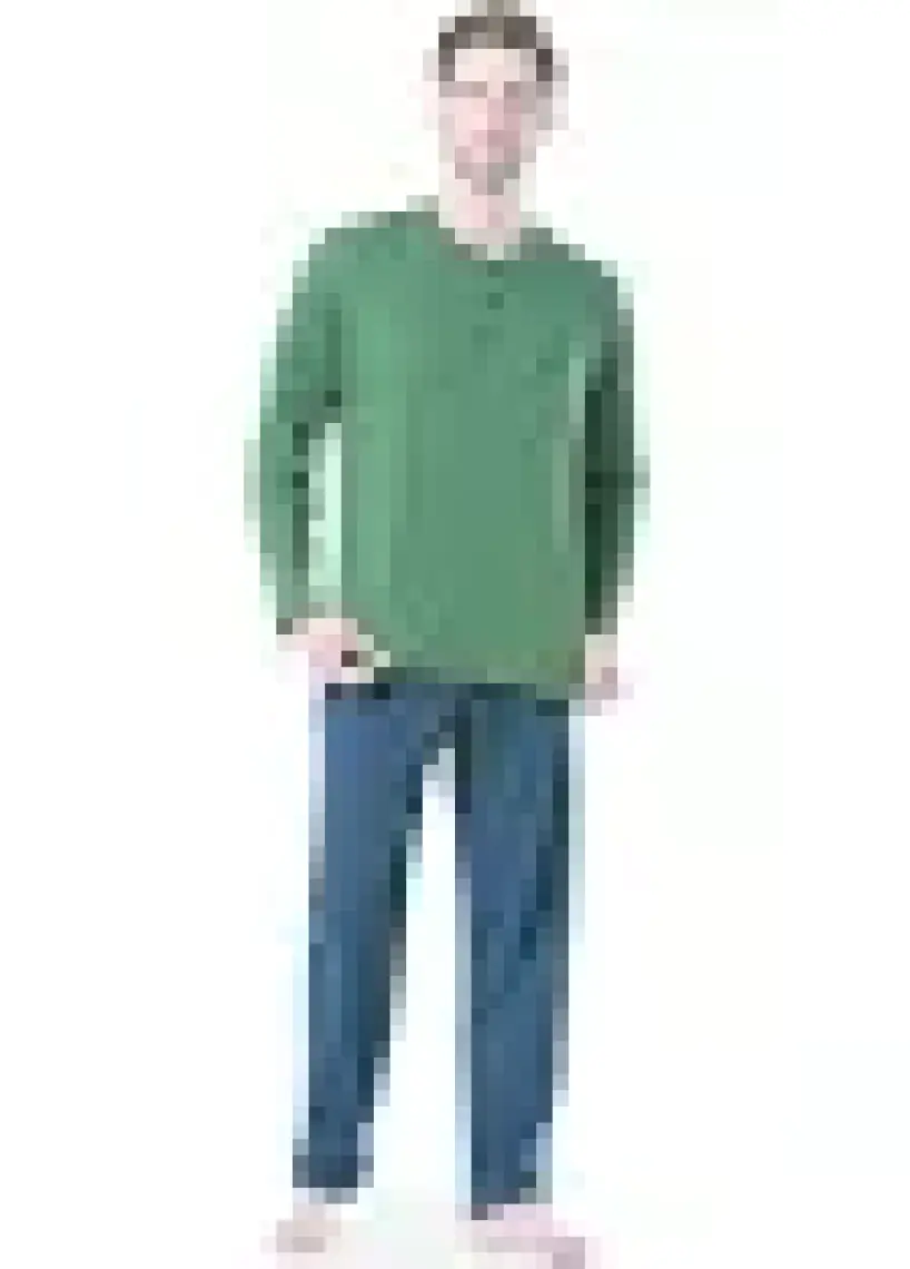 Pierre Cardin Erkek Uzun Kollu Penye  Pijama