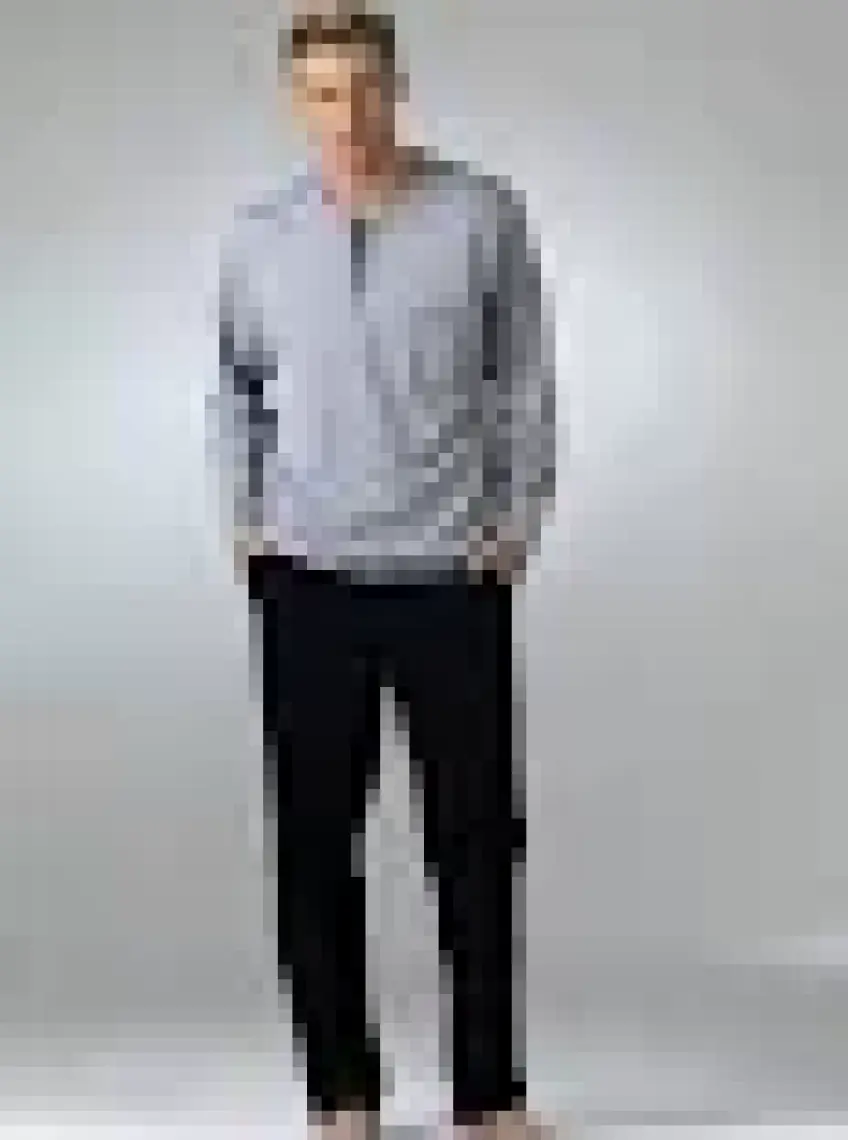 Pierre Cardin Erkek Uzun Kollu Penye  Pijama