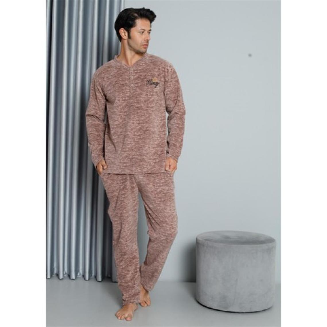 Akbeniz WelSoft Polar Erkek Pijama Takımı 6827