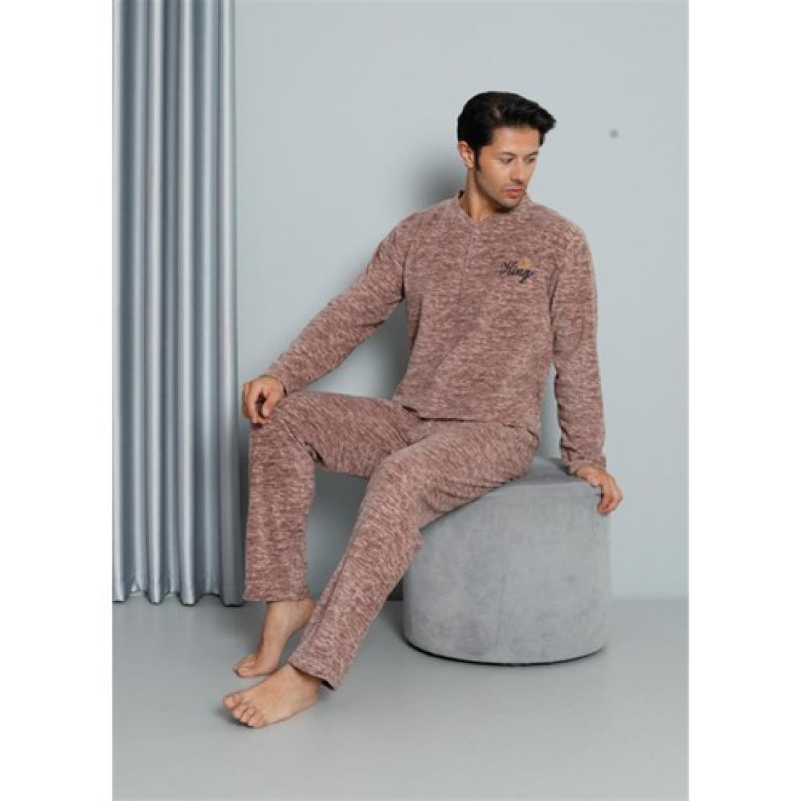Akbeniz WelSoft Polar Erkek Pijama Takımı 6827