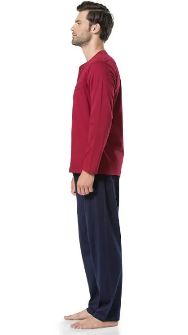 Pierre Cardin Erkek Uzun Kollu Penye  Pijama