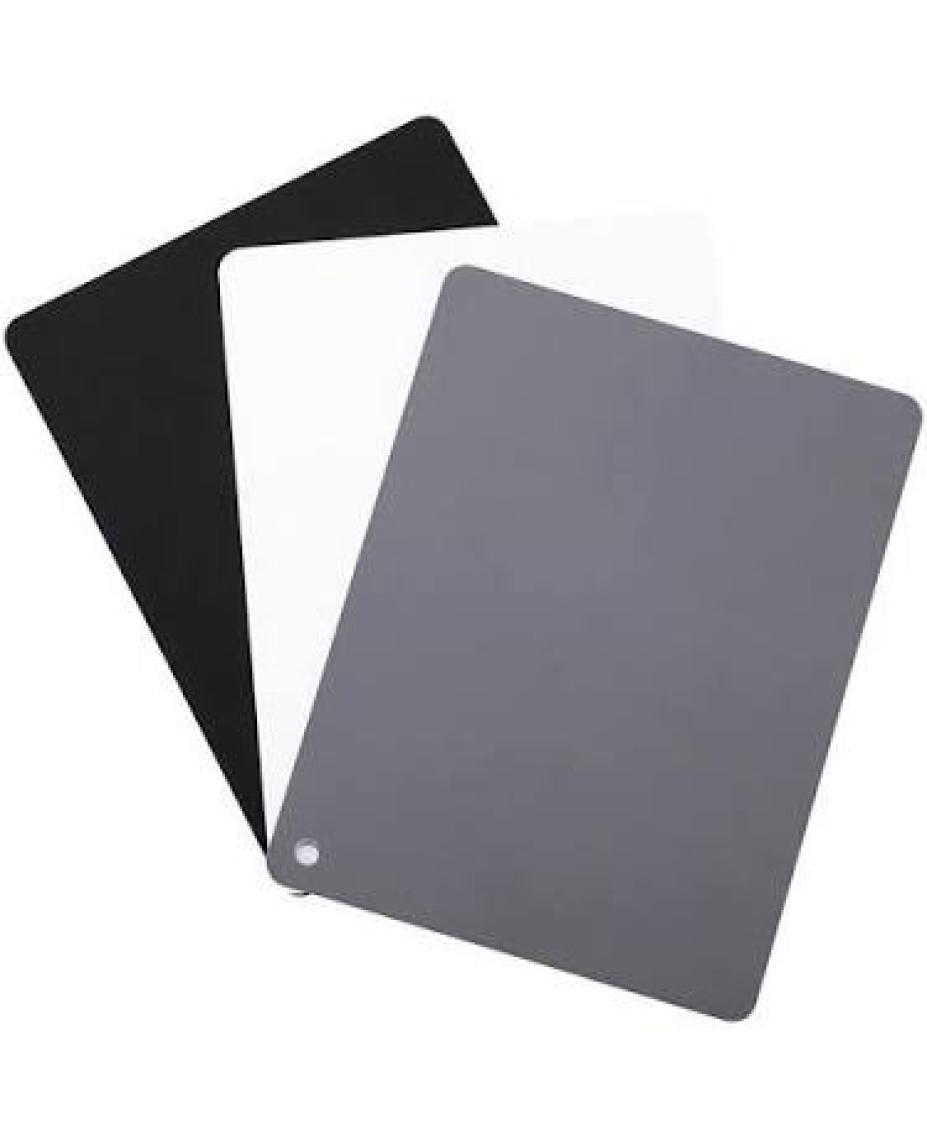 JJC 3in1 Beyaz Ayarı & Gri Kart Seti (10 x 13 cm)