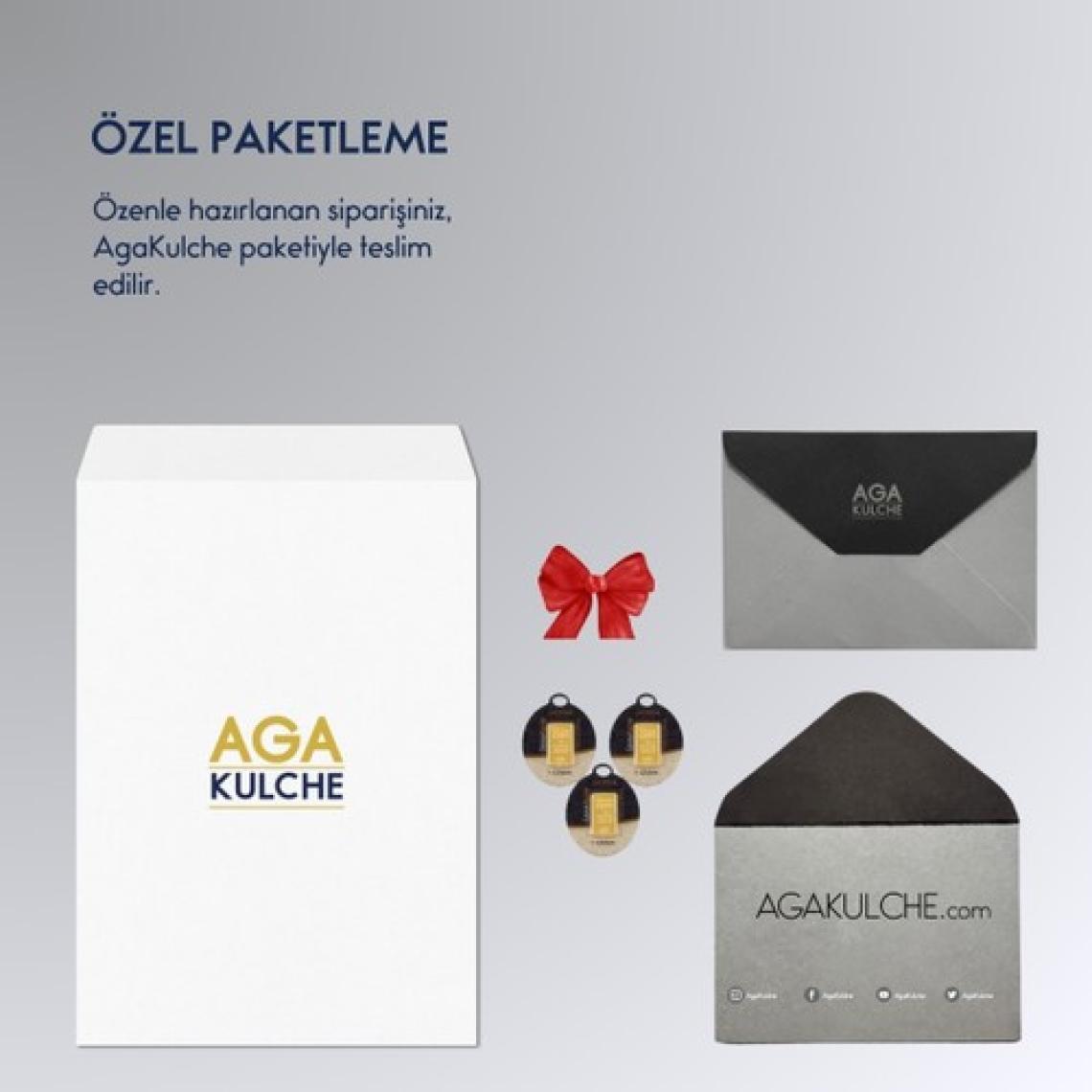 İAR AgaKulche 1 Gram Altın 3 Adet (995) 24 Ayar Külçe Altın