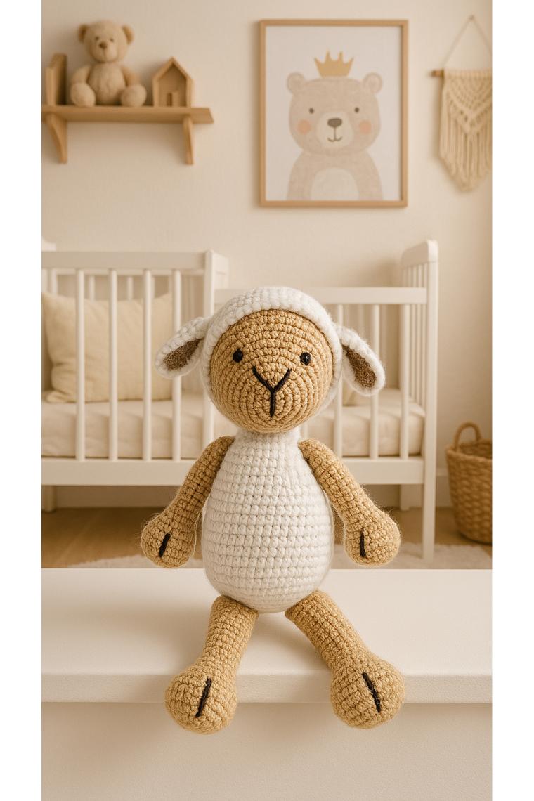 Tiny Lamb Tinylamb Amigurumi Elde Örme Oyuncak Maskot