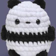 Amigurumi Panda Tığ Kiti, Amigurumi Örgü Seti, Tığ Işi Amigurumi Örgü Oyuncak Seti