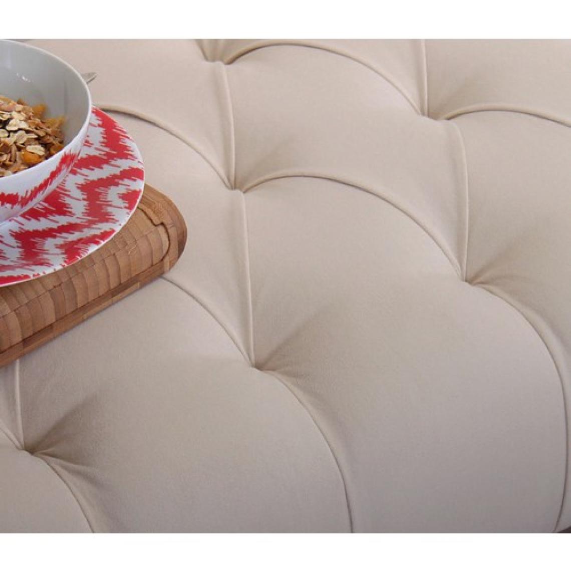 Lorence Home Missus Bench Puf(Krem)
