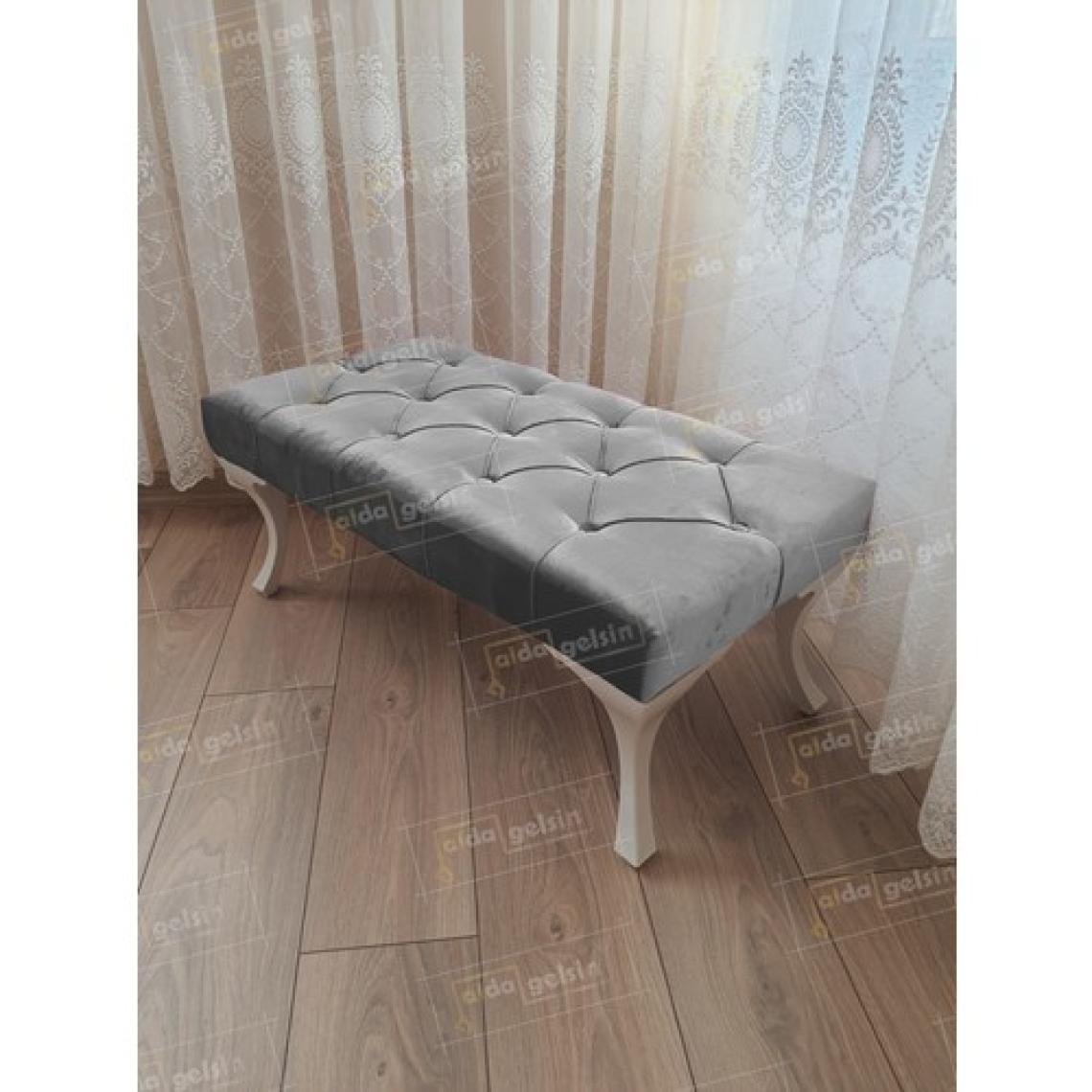 AldaGelsin 110 cm Kapitoneli Ayak Ucu Kapı Önü Antre Bench Puf