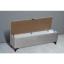 Gazzini Furniture Vetra Chester Model Krem Sandıklı Puf - Kapitoneli Model 140cm Sandıklı Bench