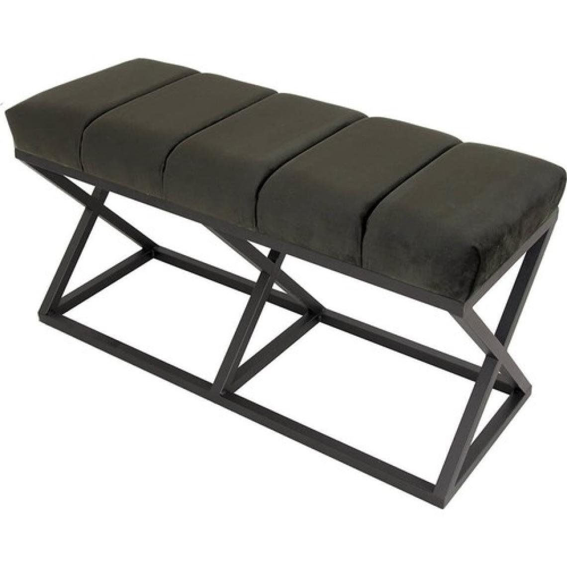 Evodeko Simsiyah Bench Puf