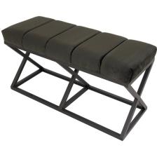 Evodeko Simsiyah Bench Puf