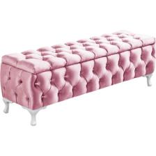 AldaGelsin Lüks Sandıklı Kapitone Puf Bench Ayakucu Koltuk  120 cm