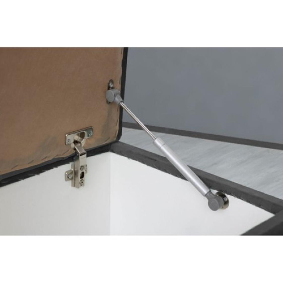 Gazzini Furniture Vetra Chester Model Gri Sandıklı Puf - Kapitoneli Model 140cm Sandıklı Bench
