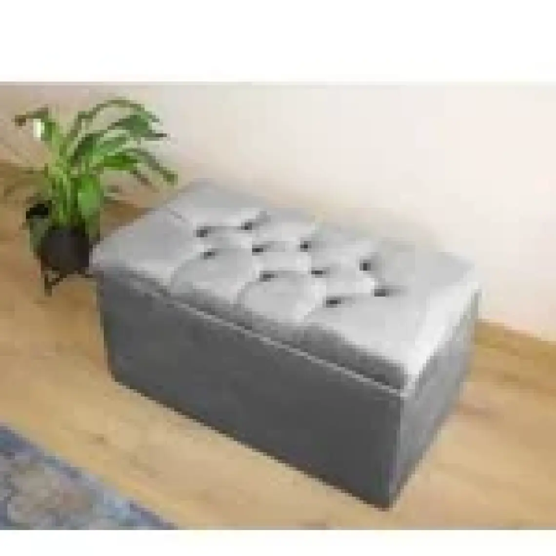 AldaGelsin Lüks Kapitoneli Sandıklı Puf 120 cm