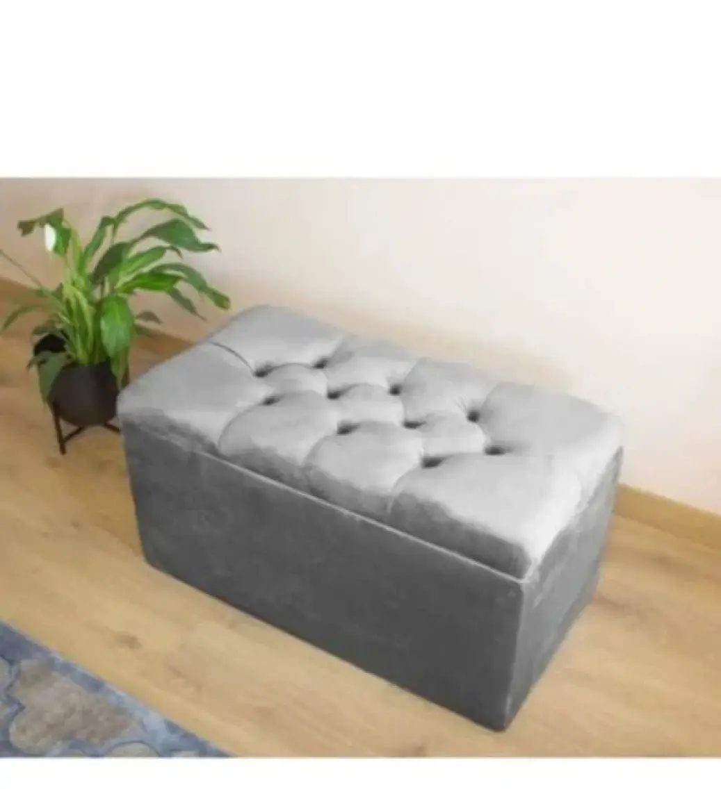 AldaGelsin Lüks Kapitoneli Sandıklı Puf 120 cm