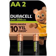 Duracell 2500 Mah 2'li Şarjlı Kalem Pil