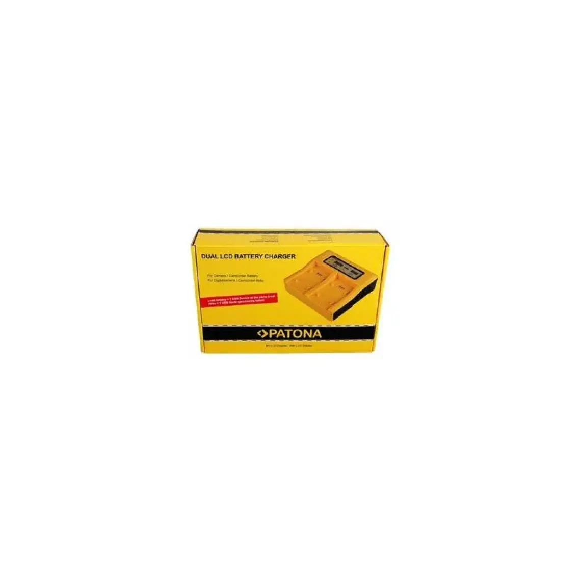 Patona Ikili LCD Ekranlı USB Şarj Aleti Canon Lp-E6 Için
