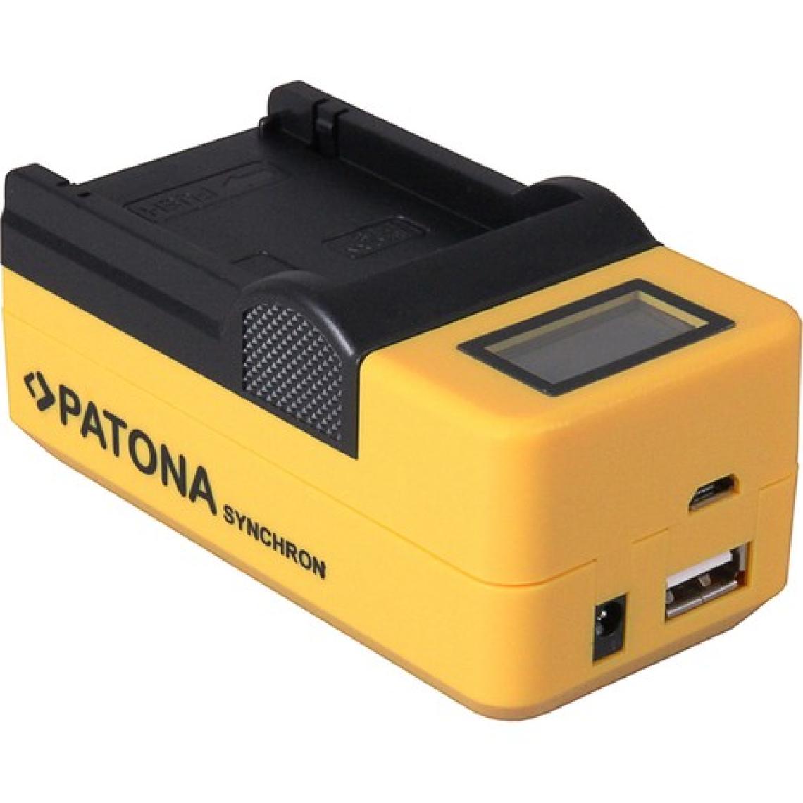 Patona Senkron LCD Ekranlı USB Şarj Cihazı Canon Lp-E6 Için