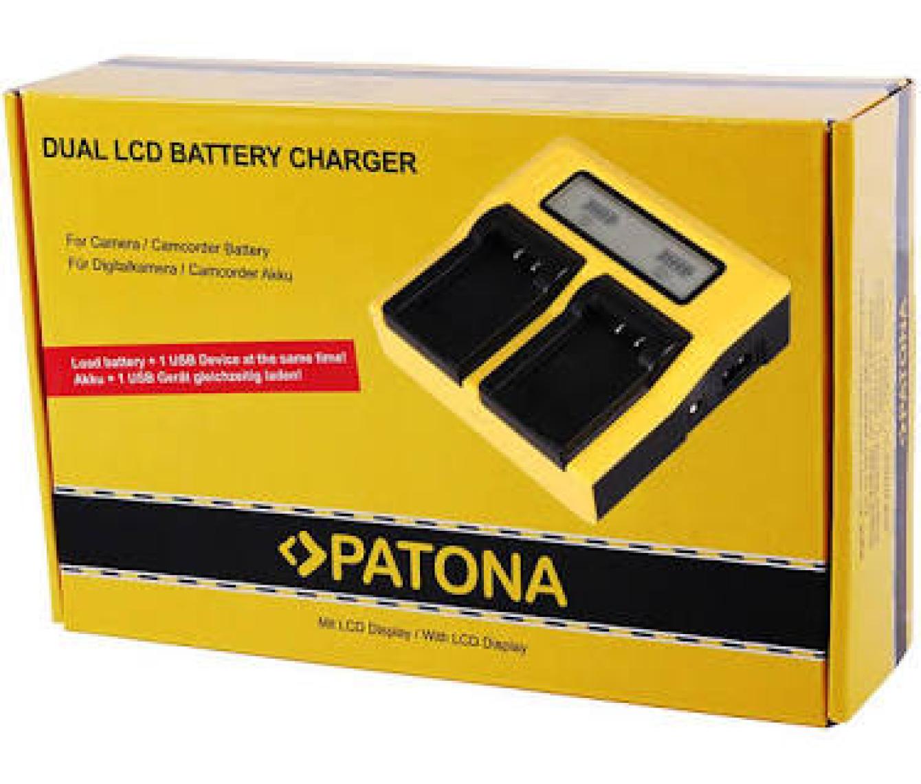 Patona Premium Twin Performance Pd Şarj Aleti PD20W Adaptör Ile Fuji NP-W126 Serisi Için